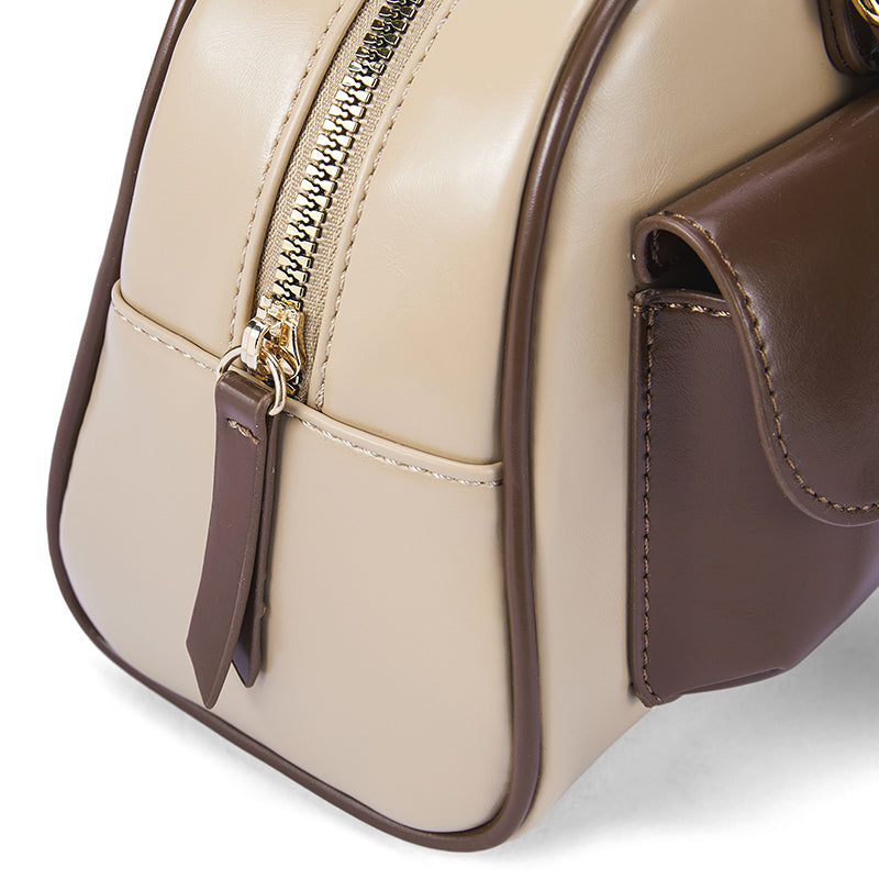 [Cassey Bag] BOSTANTEN Bag Women's – Handbag, Crossbody & Shoulder Bag with Slot Telepon & Headphone