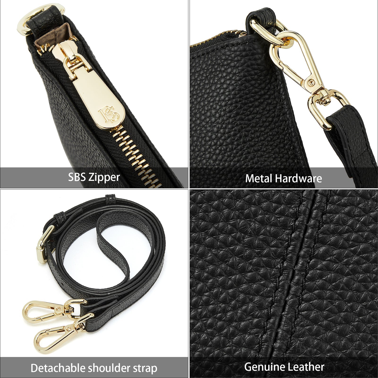 Nola Chic and Convenient - The Wristlet Clutch Purse-Black