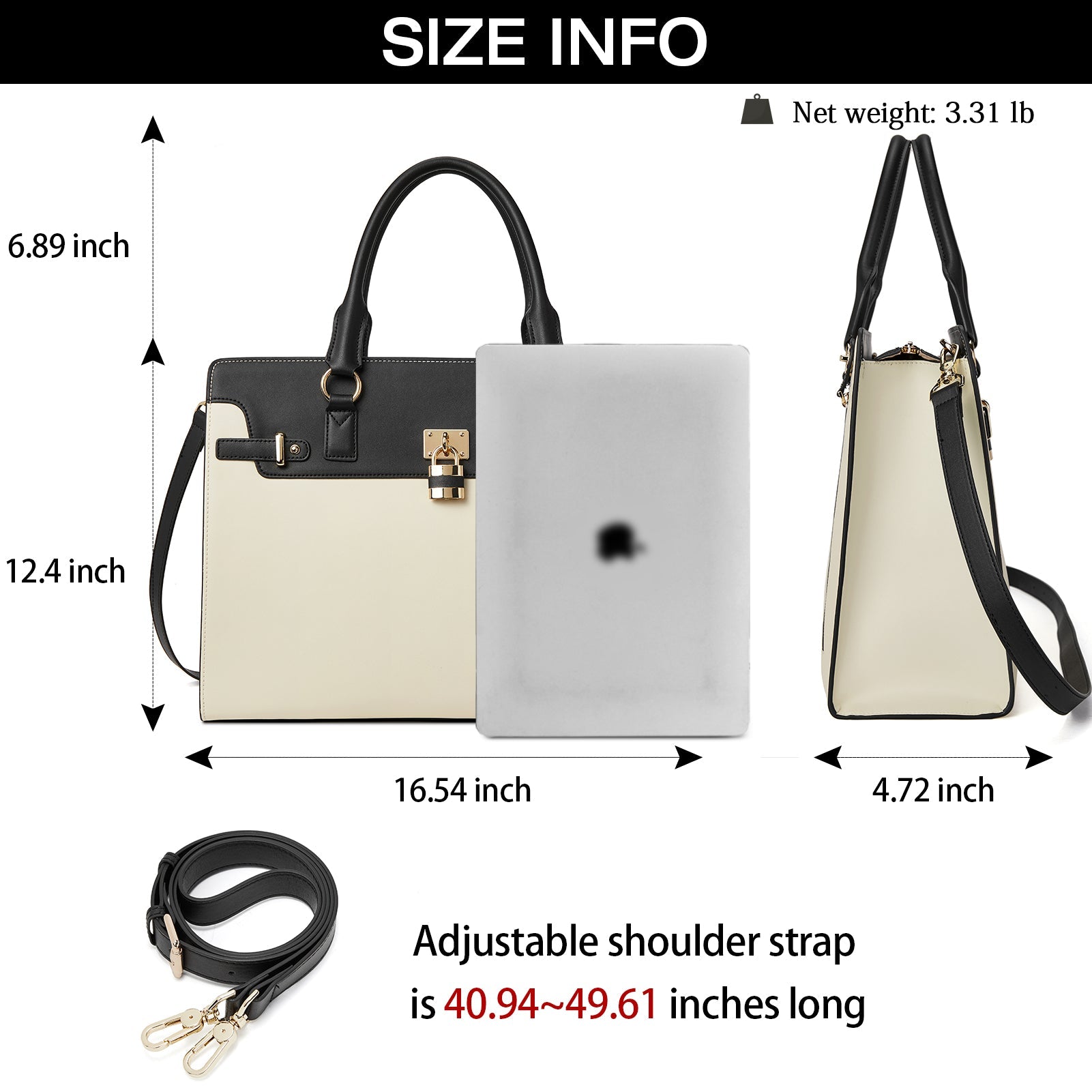 Machk Vintage Style Leather Briefcase — Fashion Everlasting