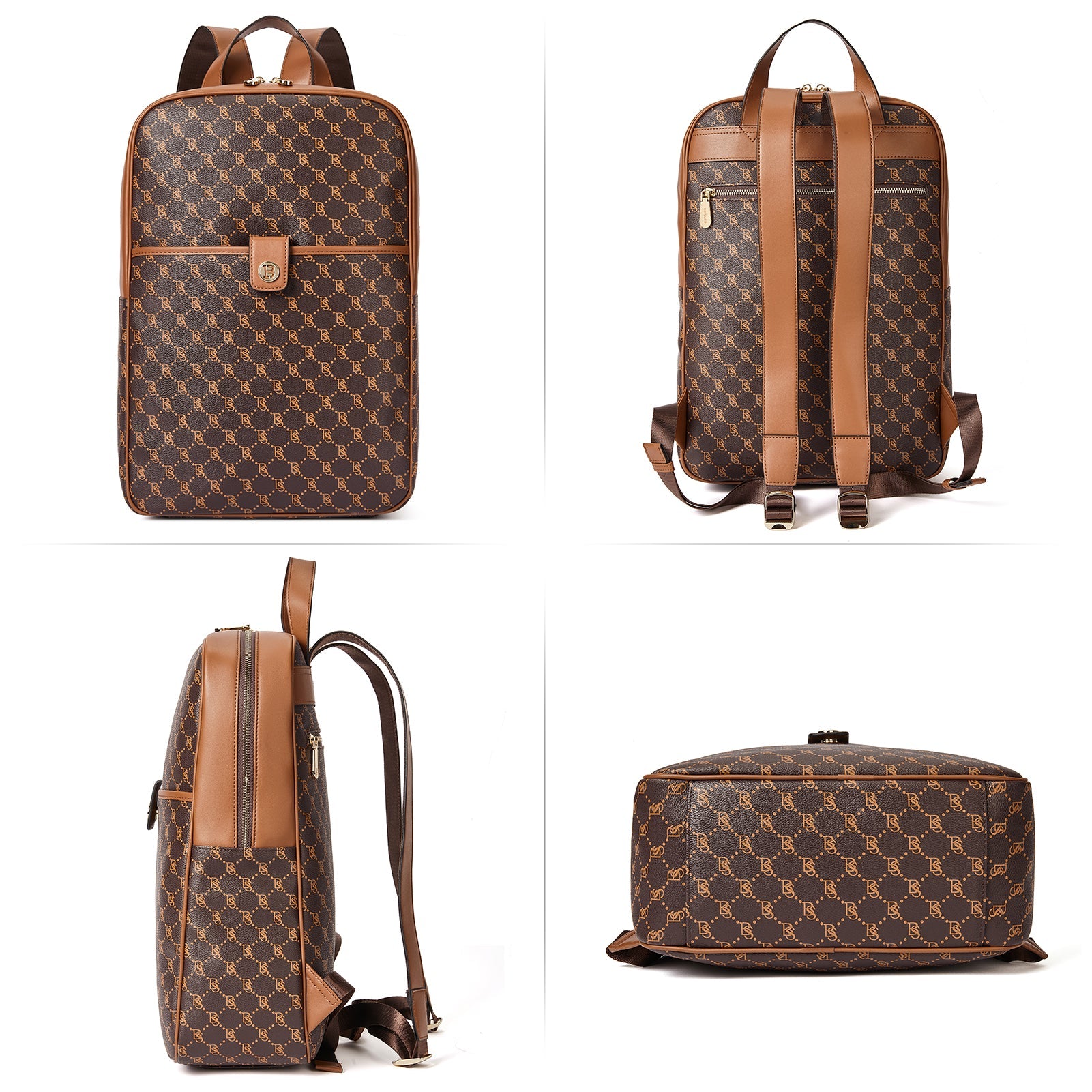 Libe Leather Laptop Backpack for Women  For Travel