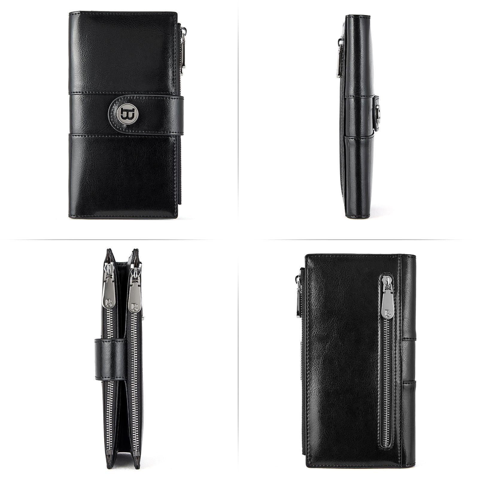 Lomy Real Leather Wallet Womens - RFID Blocking