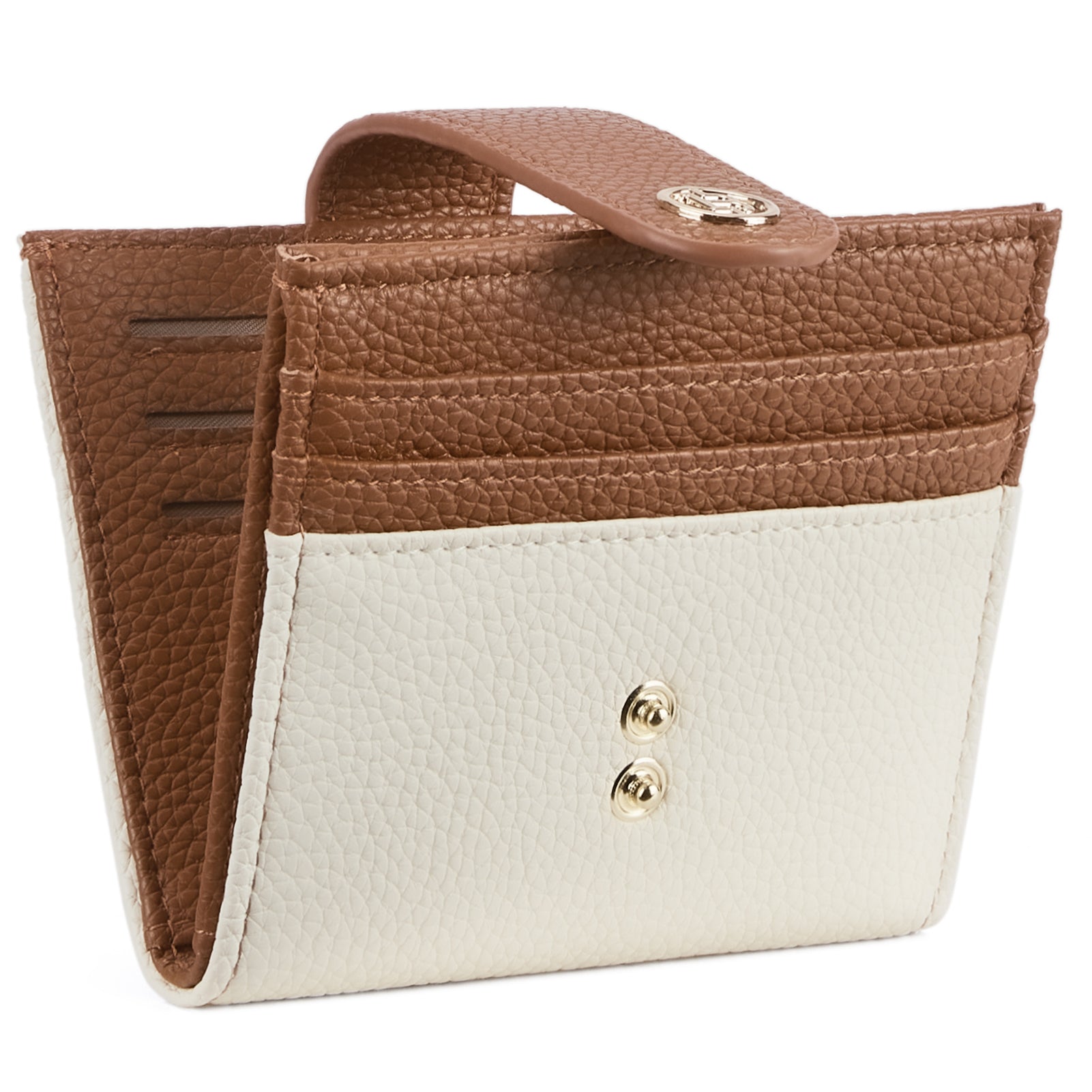 Lomy Slim Bifold Wallet – RFID Card Holder with Double Snap Closure