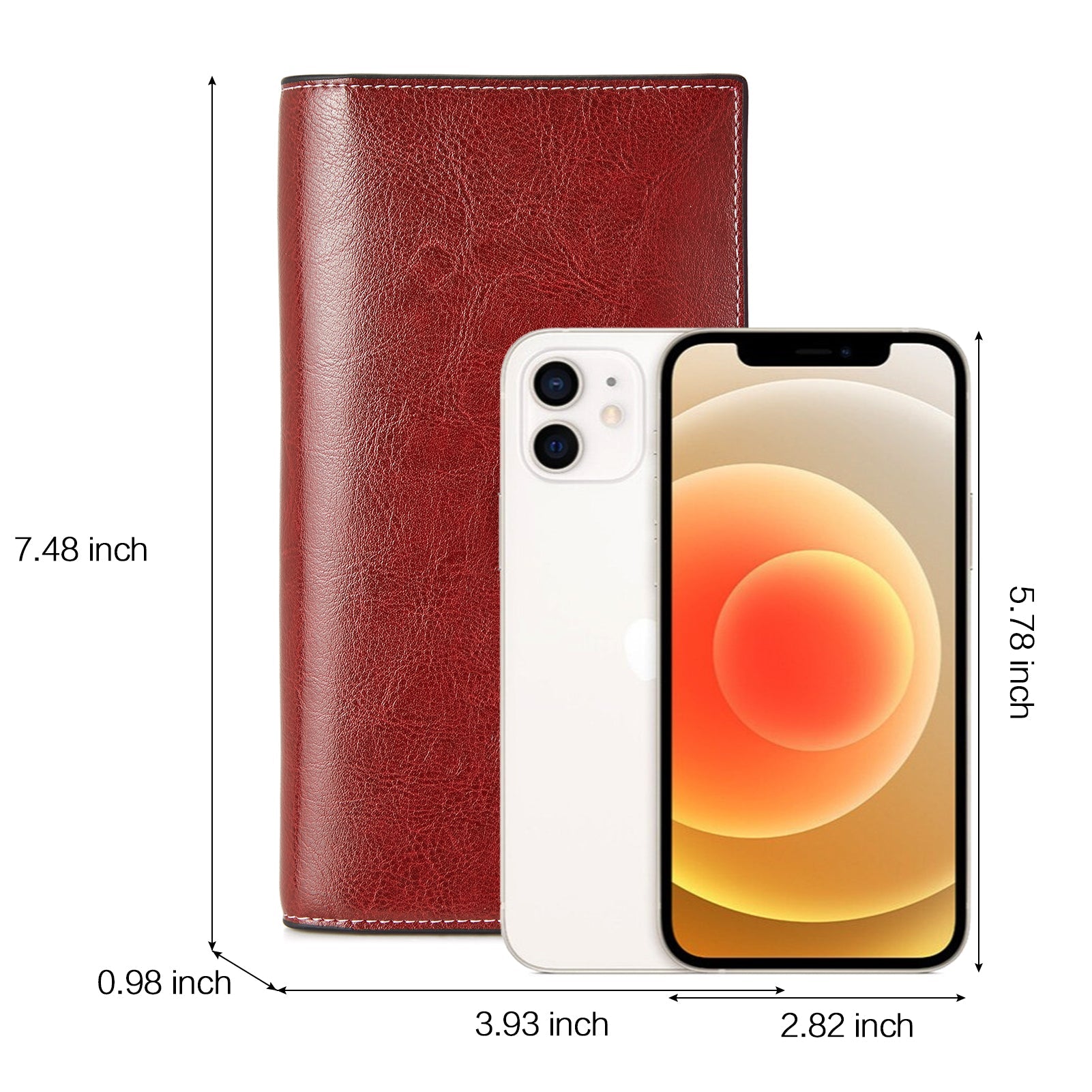 Lomy RFID Genuine Leather Wallet — Checkbook