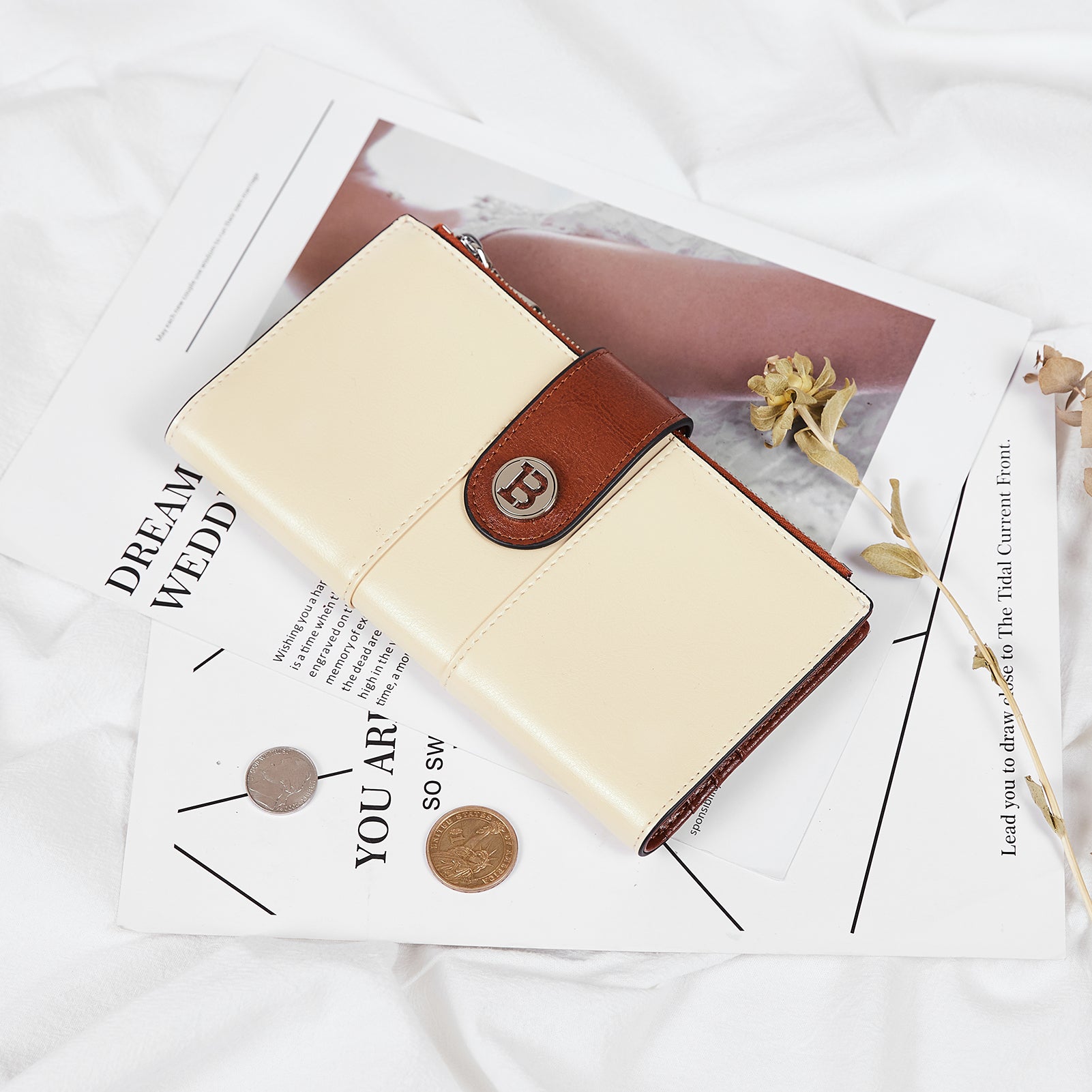 Lomy Real Leather Wallet Womens - RFID Blocking
