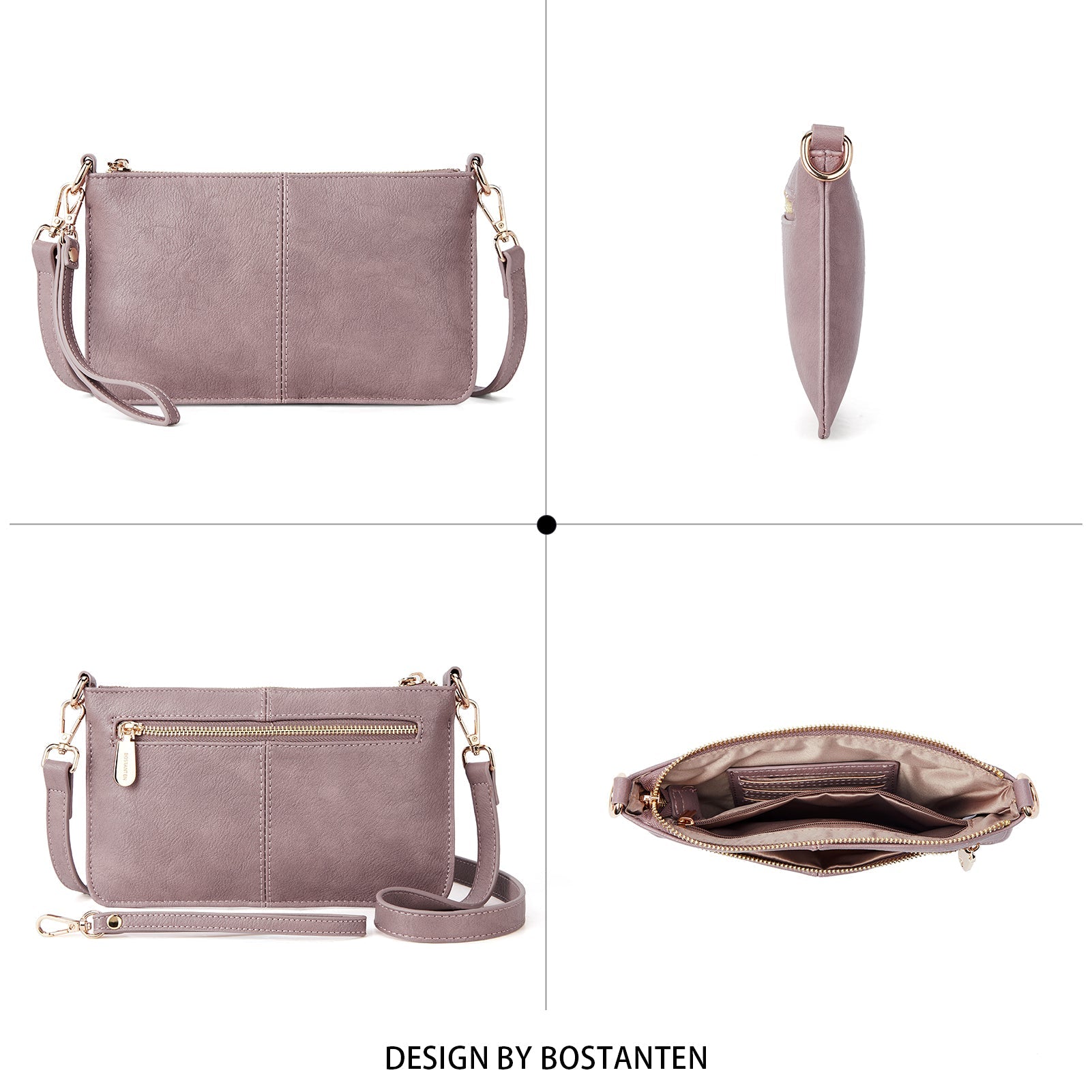 Nola  Chic and Sustainable - The Vegan Leather Envelope Clutch Purse