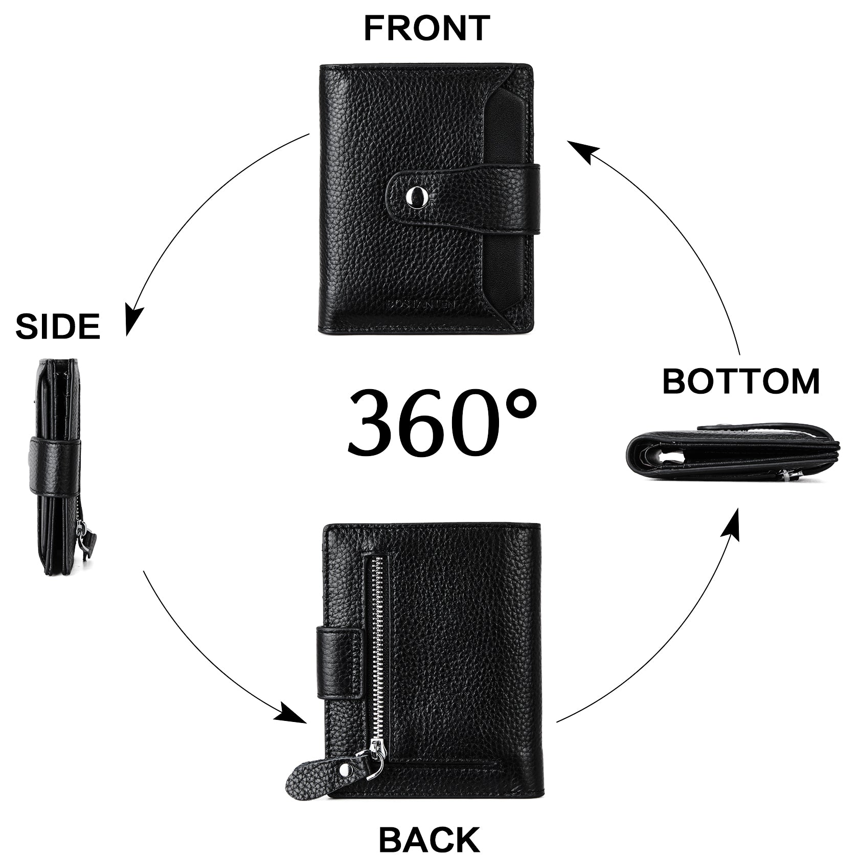 Luna RFID Genuine Leather Wallet