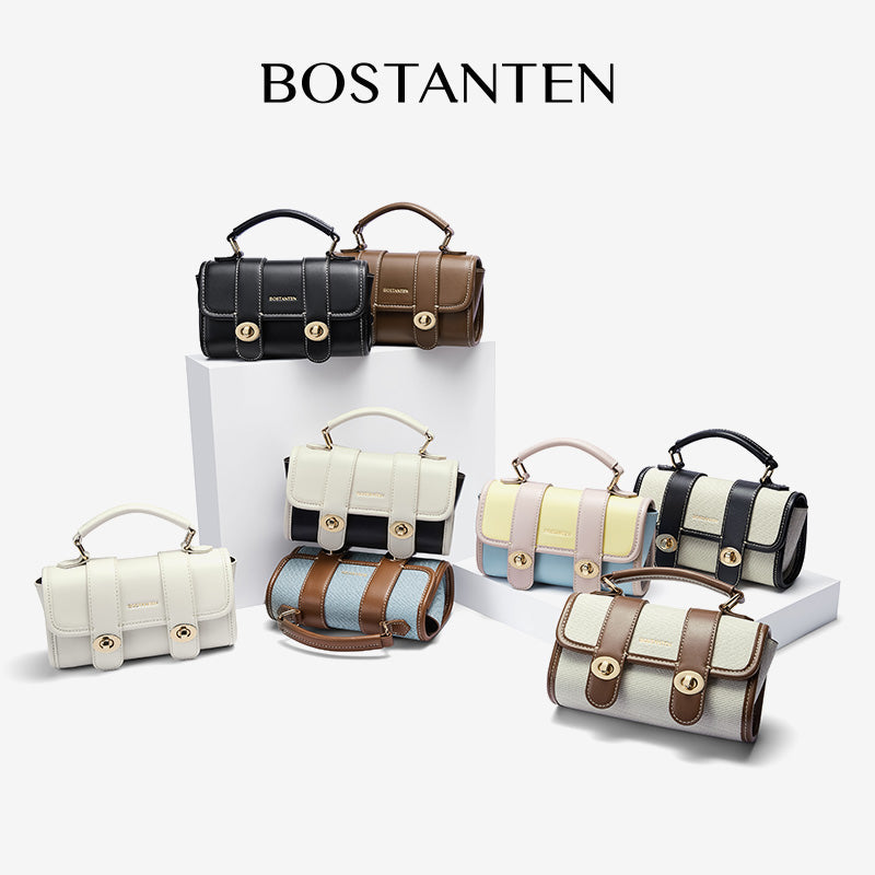 [Marsya Bag] BOSTANTEN Bag Women's 2 in 1 – Shoulder & Handbag Cambridge Style