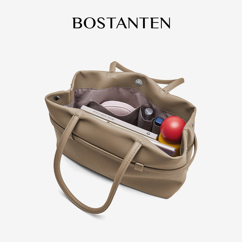 [Lock Tote bag] BOSTANTEN Tote bag PU leather Crossbody Bag Handbag Women's Korean Style Tote bag Women's