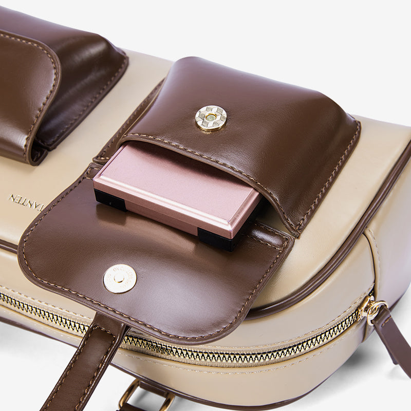 [Cassey Bag] BOSTANTEN Bag Women's – Handbag, Crossbody & Shoulder Bag with Slot Telepon & Headphone