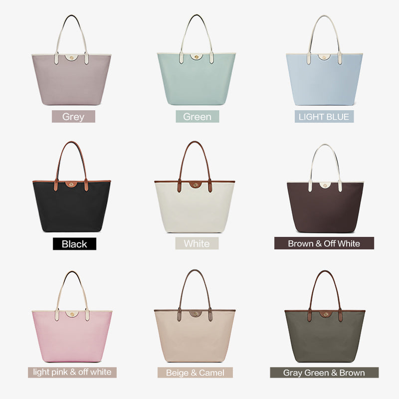 [Ashley Charles Bag] BOSTANTEN Tote Bag Women's – Bag Canvas Black White, can Tote & Shoulder
