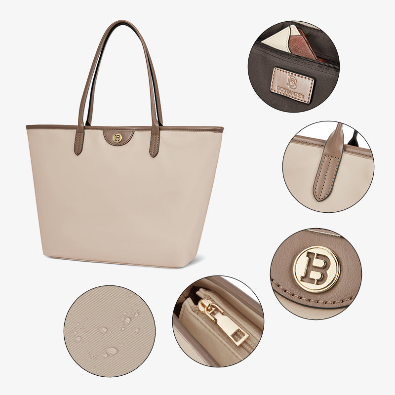 [Ashley Charles Bag] BOSTANTEN Tote Bag Women's – Bag Canvas Black White, can Tote & Shoulder