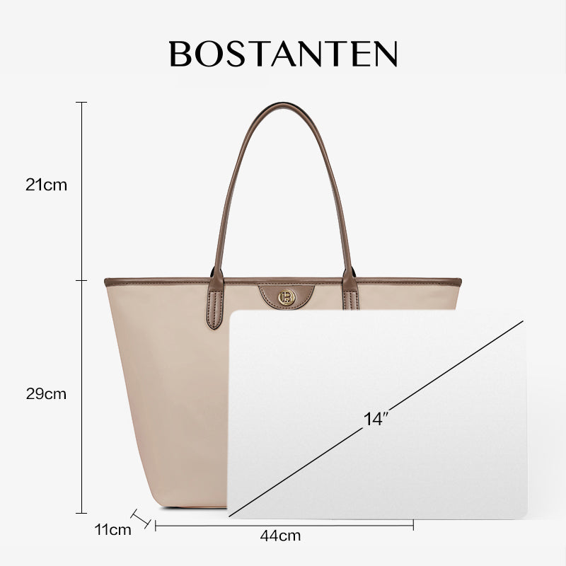 [Ashley Charles Bag] BOSTANTEN Tote Bag Women's – Bag Canvas Black White, can Tote & Shoulder