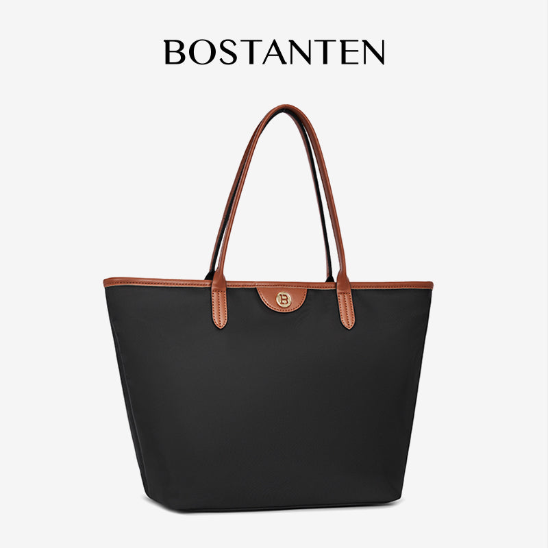 [Ashley Charles Bag] BOSTANTEN Tote Bag Women's – Bag Canvas Black White, can Tote & Shoulder