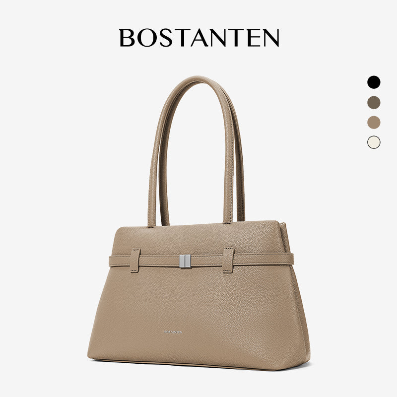 [Lock Tote bag] BOSTANTEN Tote bag PU leather Crossbody Bag Handbag Women's Korean Style Tote bag Women's