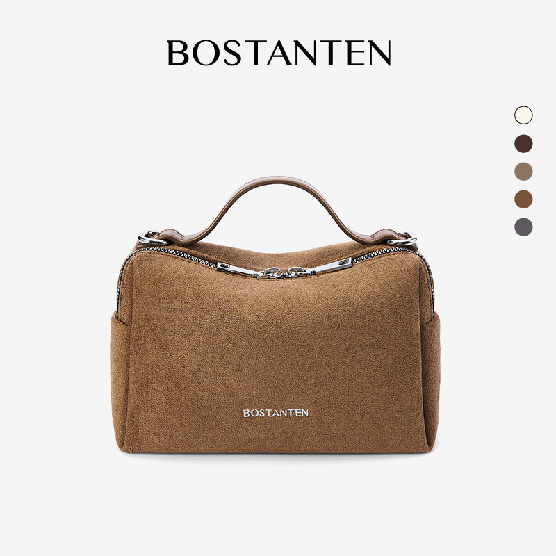 [Vanity Bag] BOSTANTEN Crossbody Bag Women's Premium Synthetic leather & Suede - Versatile 3in1 Handheld Crossbody Bag