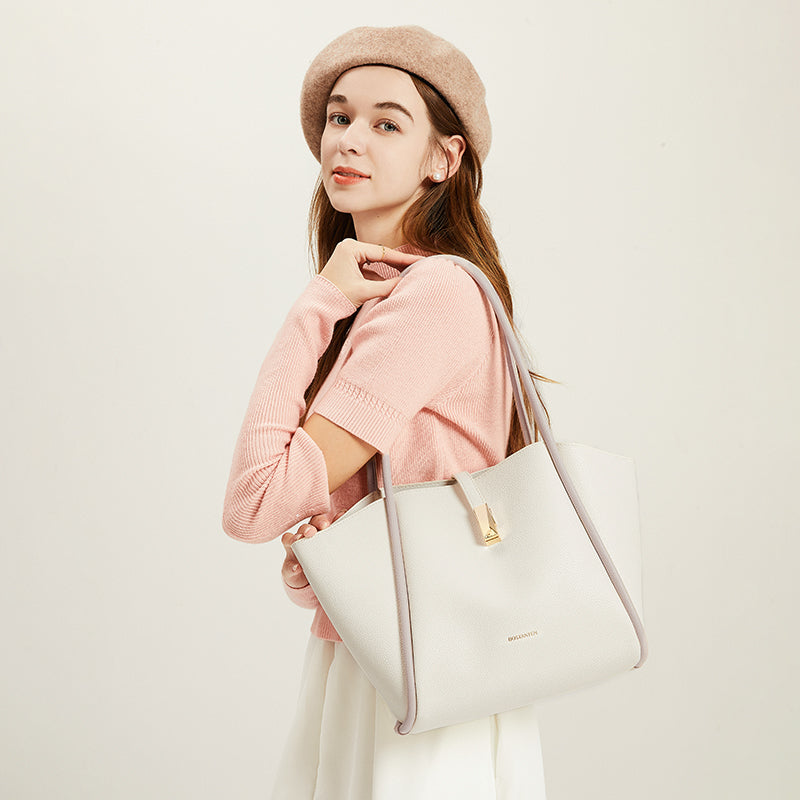 [Aggie Bag] BOSTANTEN Bag Women's 2 in 1 – Crossbody & Tote Synthetic leather