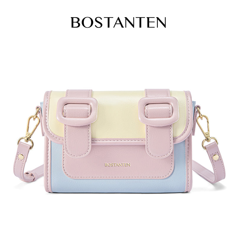 [Mini Ice Cream Bag] BOSTANTEN Bag Women's Mini Satchel Small Exquisite Versatile Waterproof Crossbody Bag Women's New 2025
