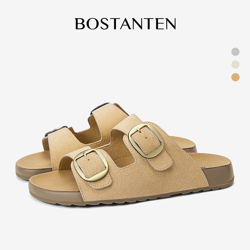 [Toast Shoes] BOSTANTEN Sandals Women's Half-Open Rubber sole Anti-slip