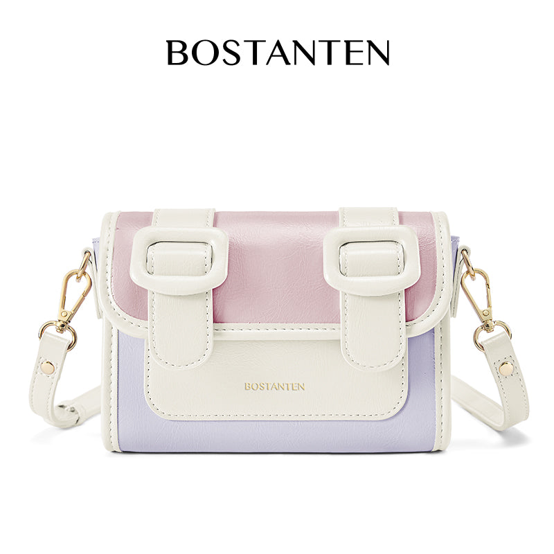 [Mini Ice Cream Bag] BOSTANTEN Bag Women's Mini Satchel Small Exquisite Versatile Waterproof Crossbody Bag Women's New 2025