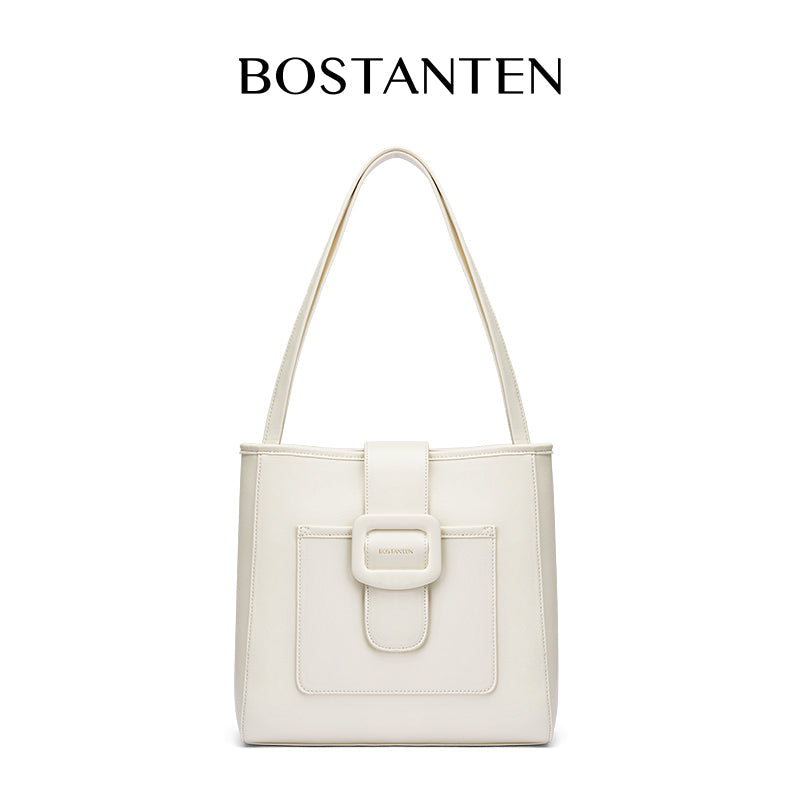 [Ice Cream Bag] BOSTANTEN Shoulder Bag Women's Hobo Bag 2025 Casual & Simple Tote Bag Shoulder College Korea Pu Bag Women's