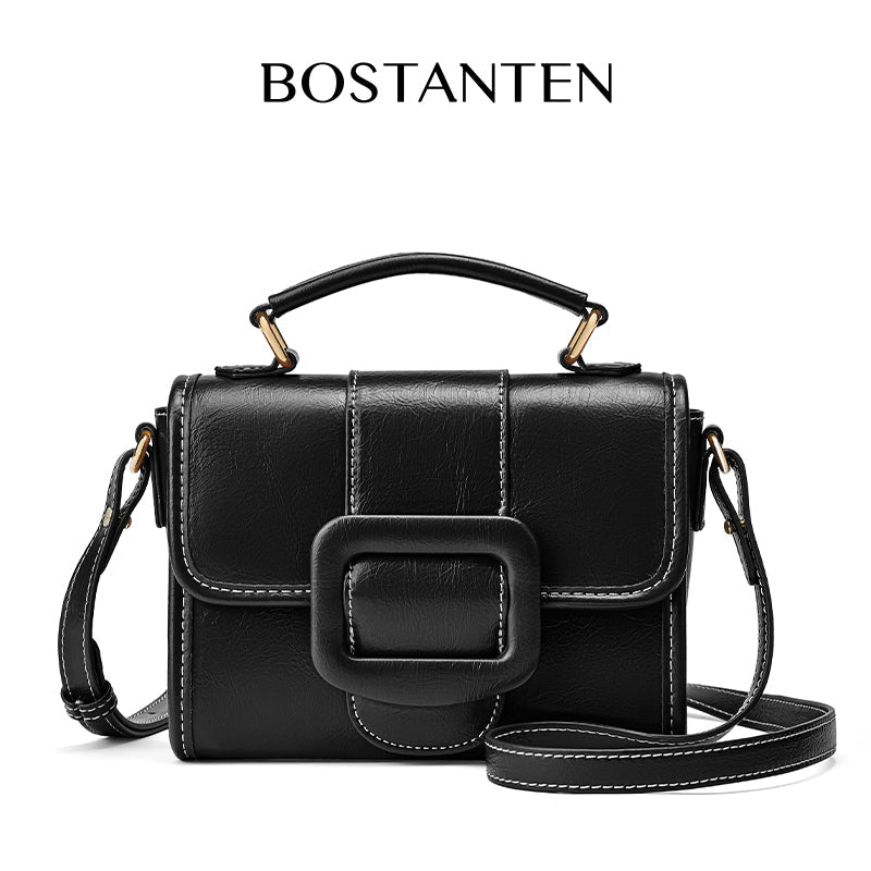 [Cake Ice Cream Bag] Bostanten 2025 Bag Women's  Crossbody Women's Hand Bag Bag Sling Bag 2 in 1 Shoulder Bag Leather
