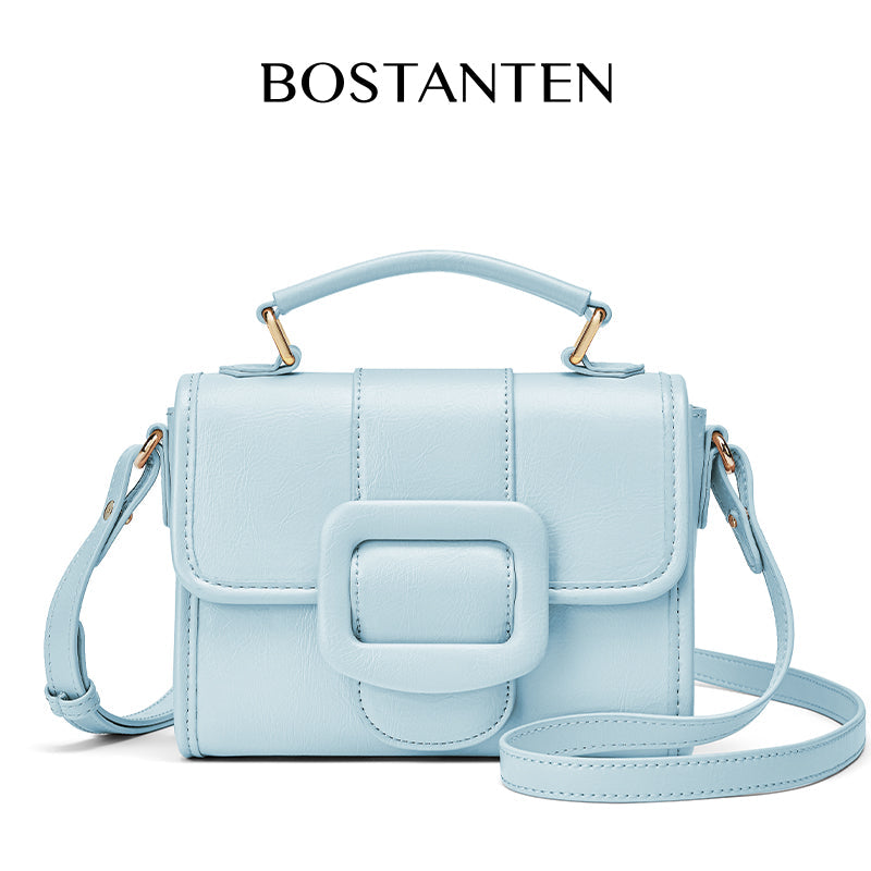 [Cake Ice Cream Bag] Bostanten 2025 Bag Women's  Crossbody Women's Hand Bag Bag Sling Bag 2 in 1 Shoulder Bag Leather
