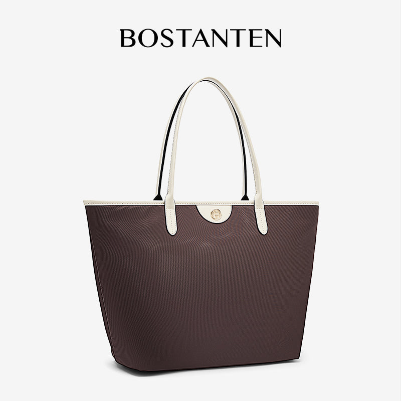 [Ashley Charles Bag] BOSTANTEN Tote Bag Women's – Bag Canvas Black White, can Tote & Shoulder