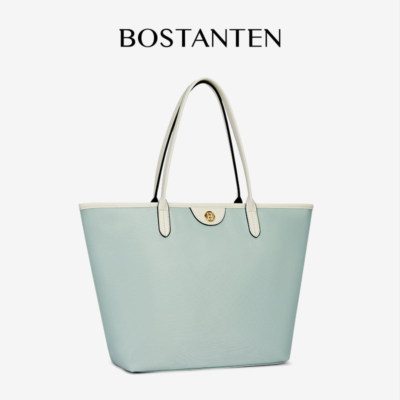 [Ashley Charles Bag] BOSTANTEN Tote Bag Women's – Bag Canvas Black White, can Tote & Shoulder