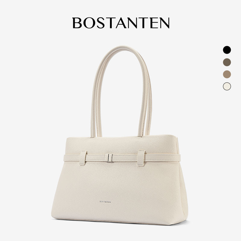 [Lock Tote bag] BOSTANTEN Tote bag PU leather Crossbody Bag Handbag Women's Korean Style Tote bag Women's