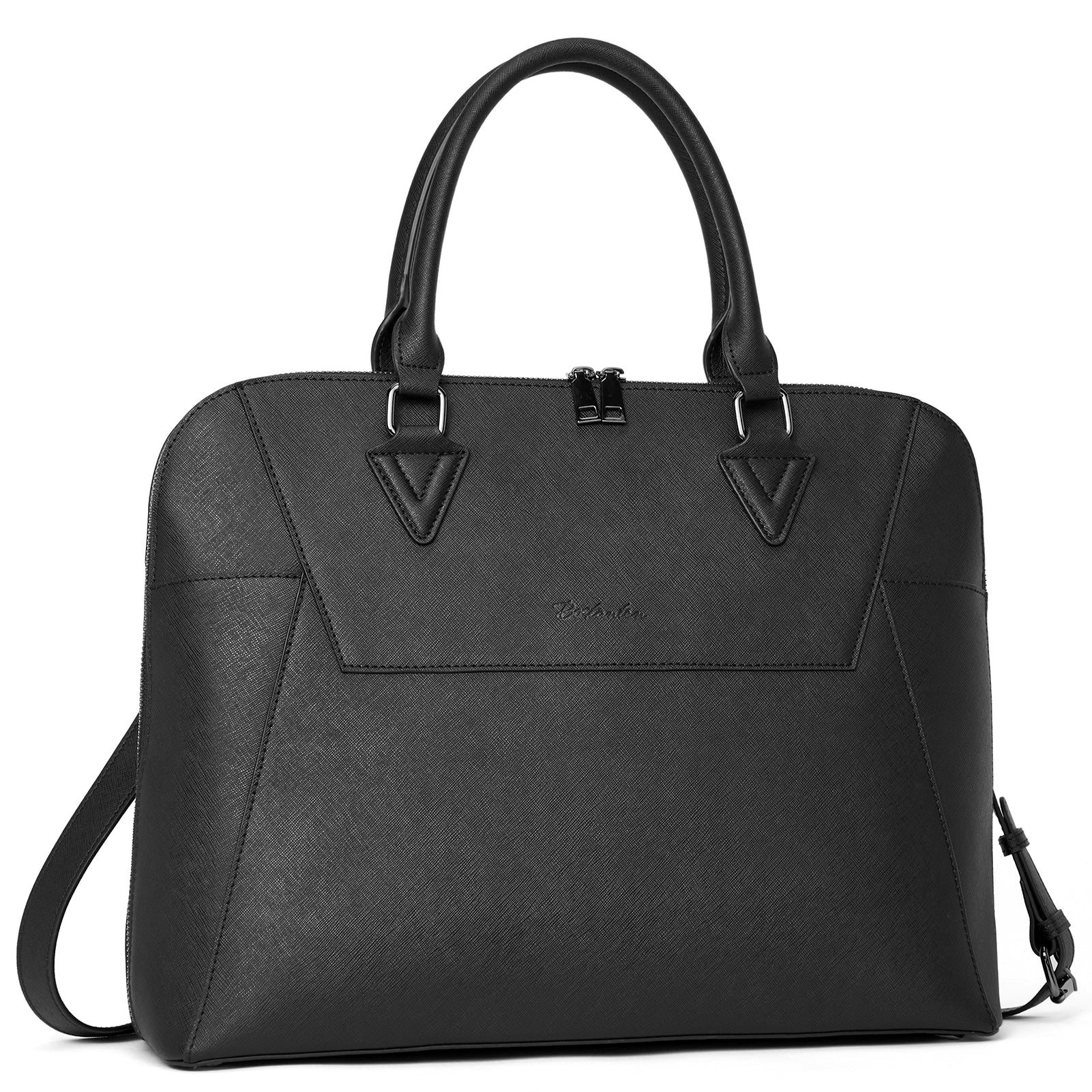 Jasmina  Women's Leather lawyer Briefcase — Henna