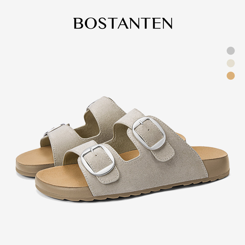 [Toast Shoes] BOSTANTEN Sandals Women's Half-Open Rubber sole Anti-slip