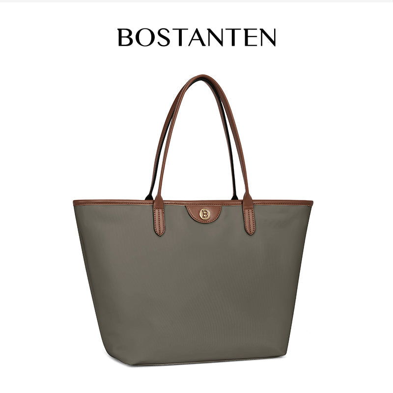 [Ashley Charles Bag] BOSTANTEN Tote Bag Women's – Bag Canvas Black White, can Tote & Shoulder