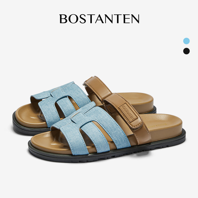 [Aethel shoes] BOSTANTEN Sandals Platform Stripe – Sole 2,7 cm