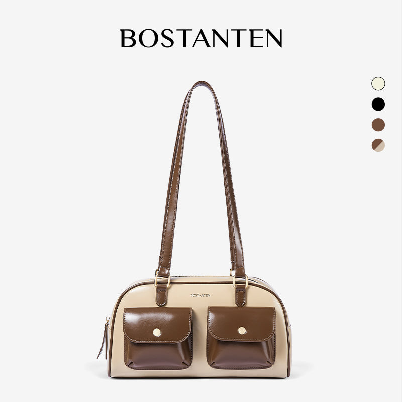 [Cassey Bag] BOSTANTEN Bag Women's – Handbag, Crossbody & Shoulder Bag with Slot Telepon & Headphone