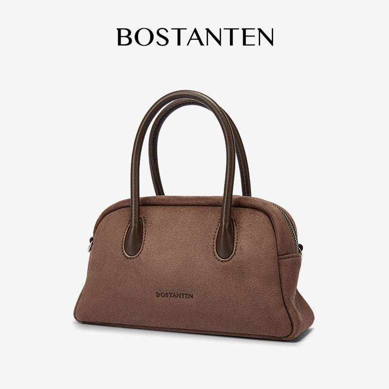 [Alma Bag] BOSTANTEN Crossbody Bag Women's Fabric Leather Suede Sling Bag Handbag Shoulder Bag