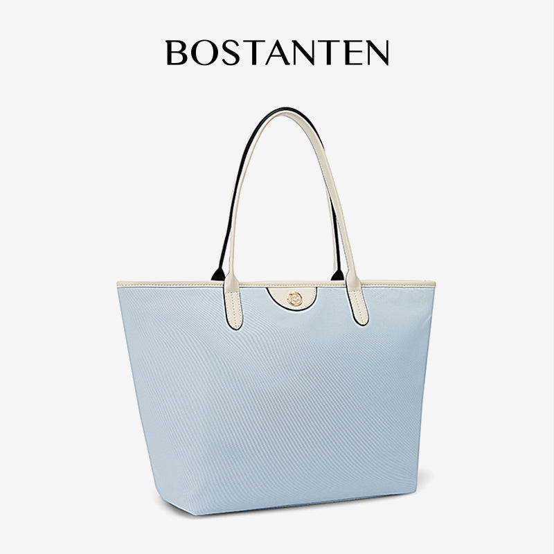 [Ashley Charles Bag] BOSTANTEN Tote Bag Women's – Bag Canvas Black White, can Tote & Shoulder