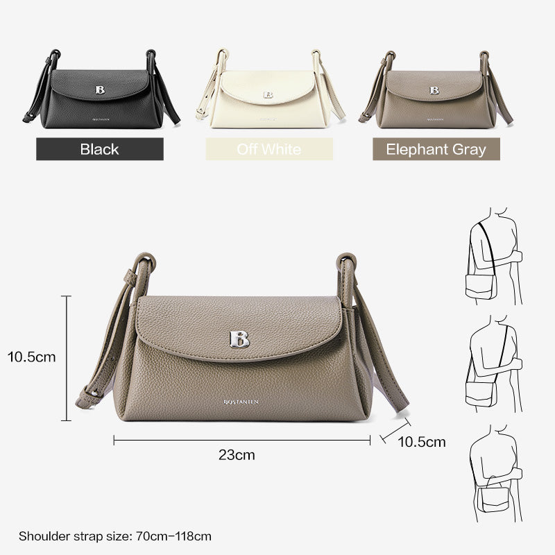[Gracie Bag] BOSTANTEN Crossbody Bag Women's Zenith – Pillow-Shaped, Large Capacity