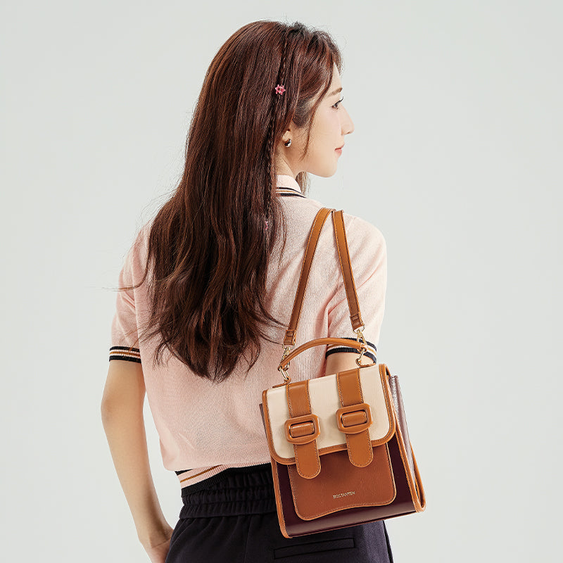 [Ice Cream Backpack] BOSTANTEN Backpack Women's Trendy Women's Backpack High-Quality Water resistant School Bag