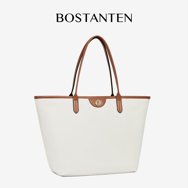 [Ashley Charles Bag] BOSTANTEN Tote Bag Women's – Bag Canvas Black White, can Tote & Shoulder