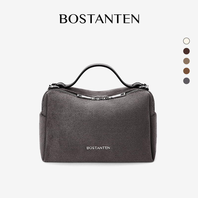 [Vanity Bag] BOSTANTEN Crossbody Bag Women's Premium Synthetic leather & Suede - Versatile 3in1 Handheld Crossbody Bag