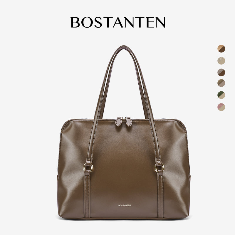 [Book Tote bag] BOSTANTEN Tote Bag Two-Sided – Shoulder Bag Large Elegant Korean Style