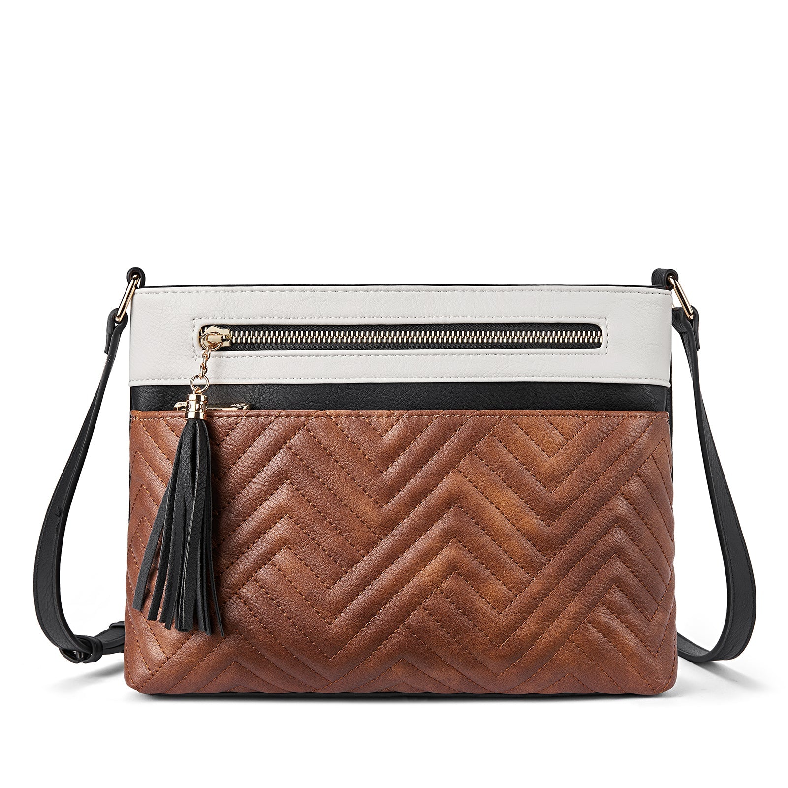 Nola Quilted Trendy Tassel Crossbody Shoulder Bag