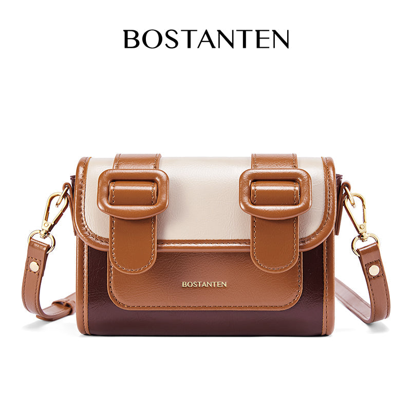 [Mini Ice Cream Bag] BOSTANTEN Bag Women's Mini Satchel Small Exquisite Versatile Waterproof Crossbody Bag Women's New 2025