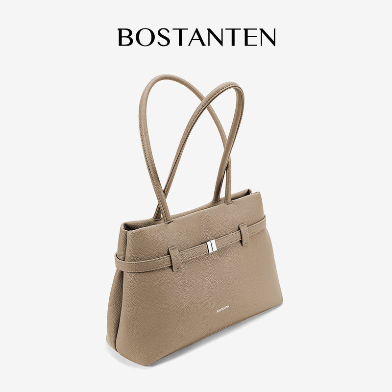 [Lock Tote bag] BOSTANTEN Tote bag PU leather Crossbody Bag Handbag Women's Korean Style Tote bag Women's