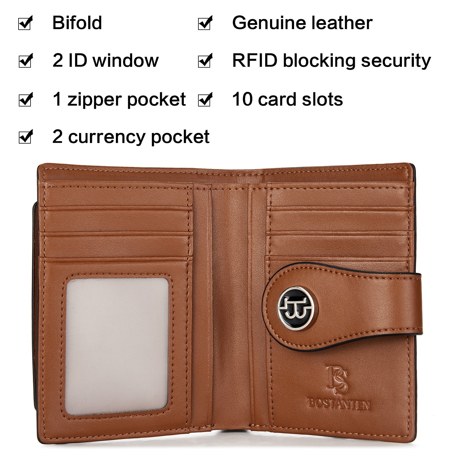 Luna RFID Genuine Leather Wallet