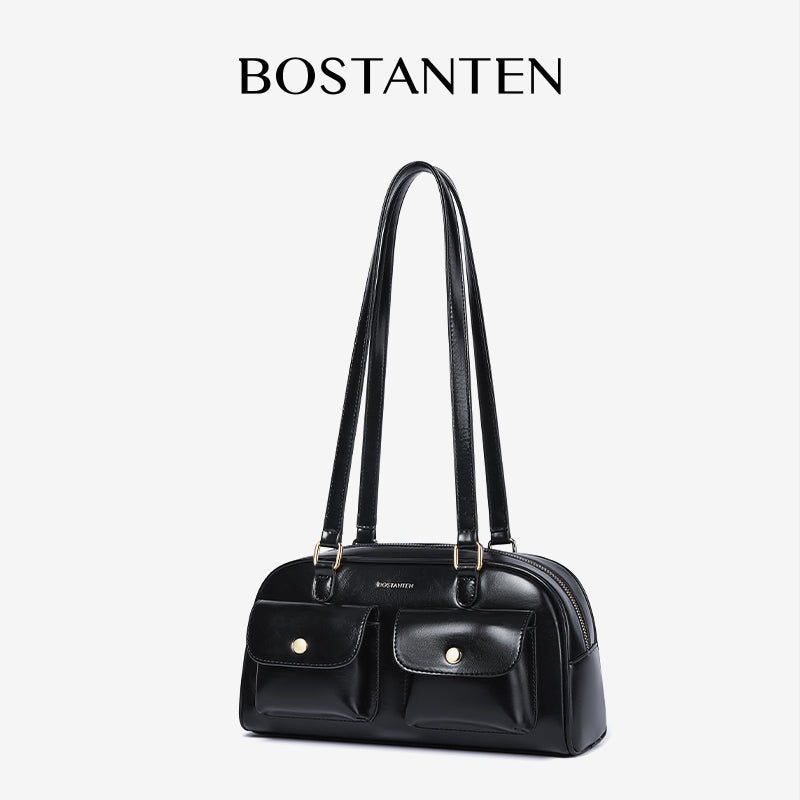 [Cassey Bag] BOSTANTEN Bag Women's – Handbag, Crossbody & Shoulder Bag with Slot Telepon & Headphone