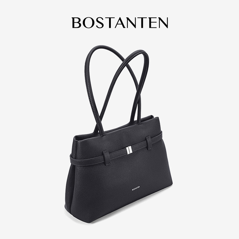 [Lock Tote bag] BOSTANTEN Tote bag PU leather Crossbody Bag Handbag Women's Korean Style Tote bag Women's