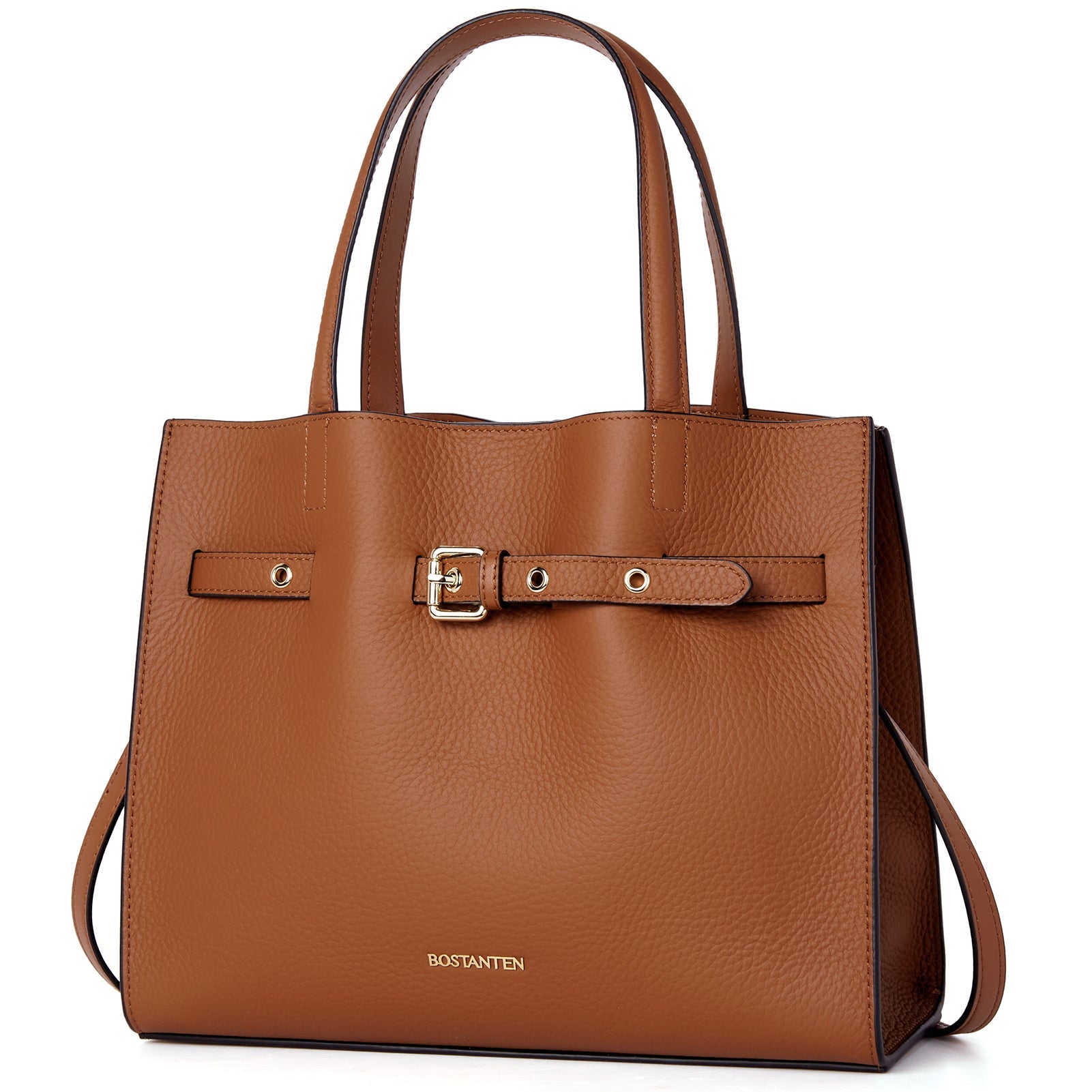 BOSTANTEN Women Handbags Purses Leather Tote Bags Designer Fashion Top Handle Crossbody Bags with Zipper Pouch