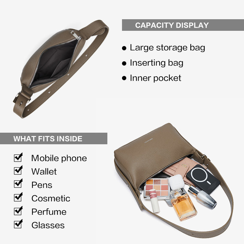 [Gianna Bag] BOSTANTEN Bag Women's 3 in 1 – Underarm, Shoulder & Sling Bag Synthetic leather