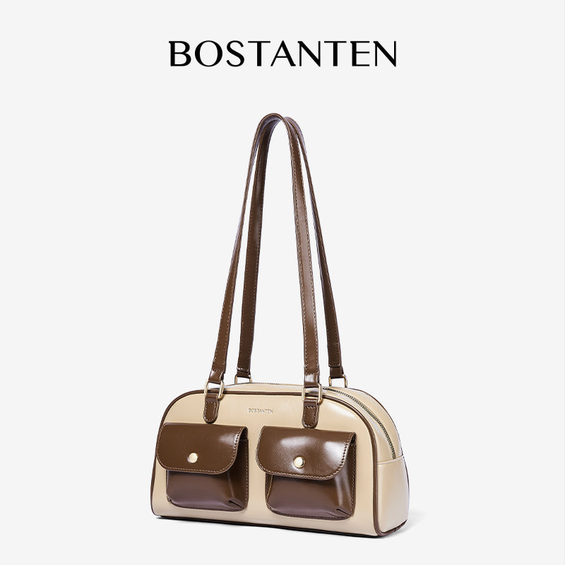 [Cassey Bag] BOSTANTEN Bag Women's – Handbag, Crossbody & Shoulder Bag with Slot Telepon & Headphone